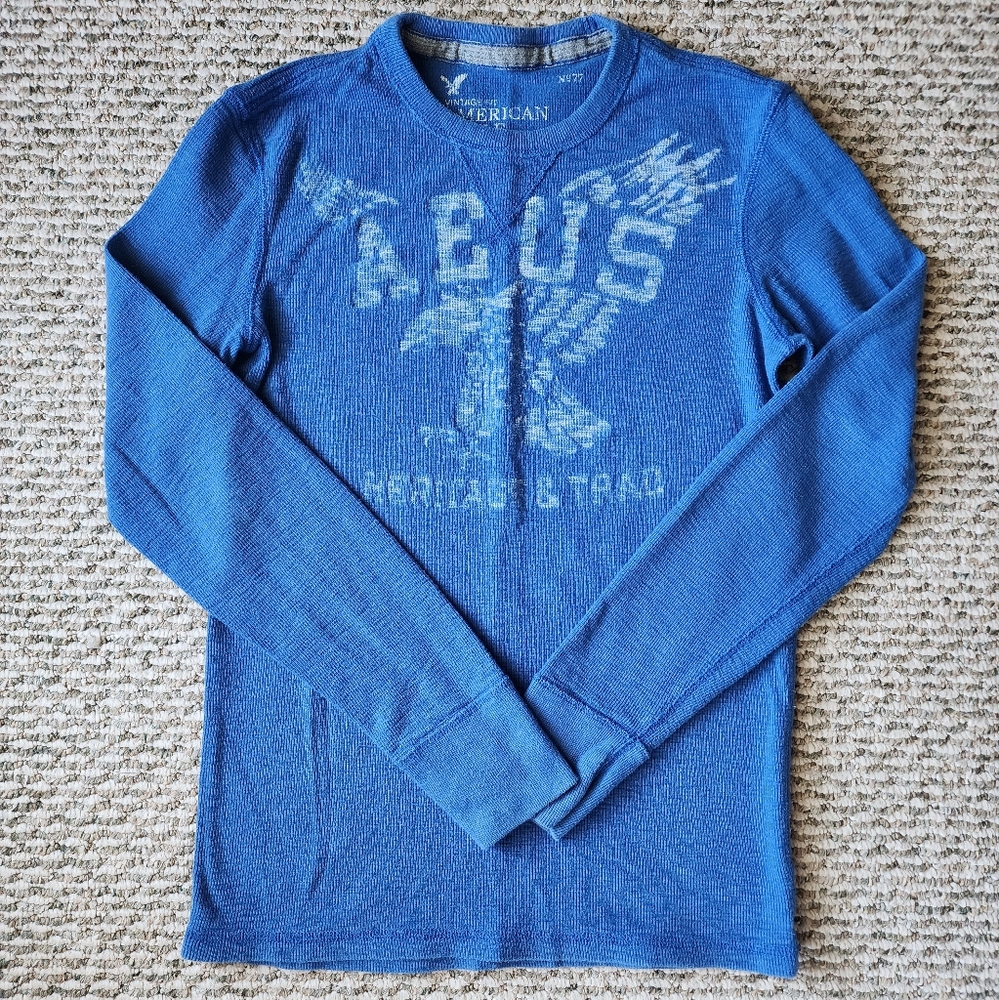 American Eagle Graphic Long Sleeve Shirt